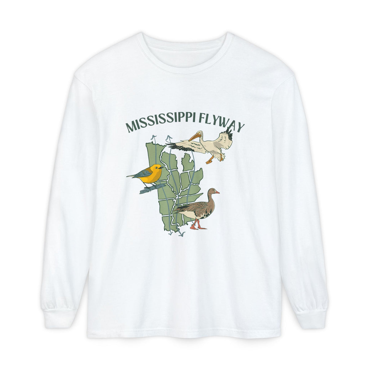 Mississippi Flyway Long Sleeve Tee