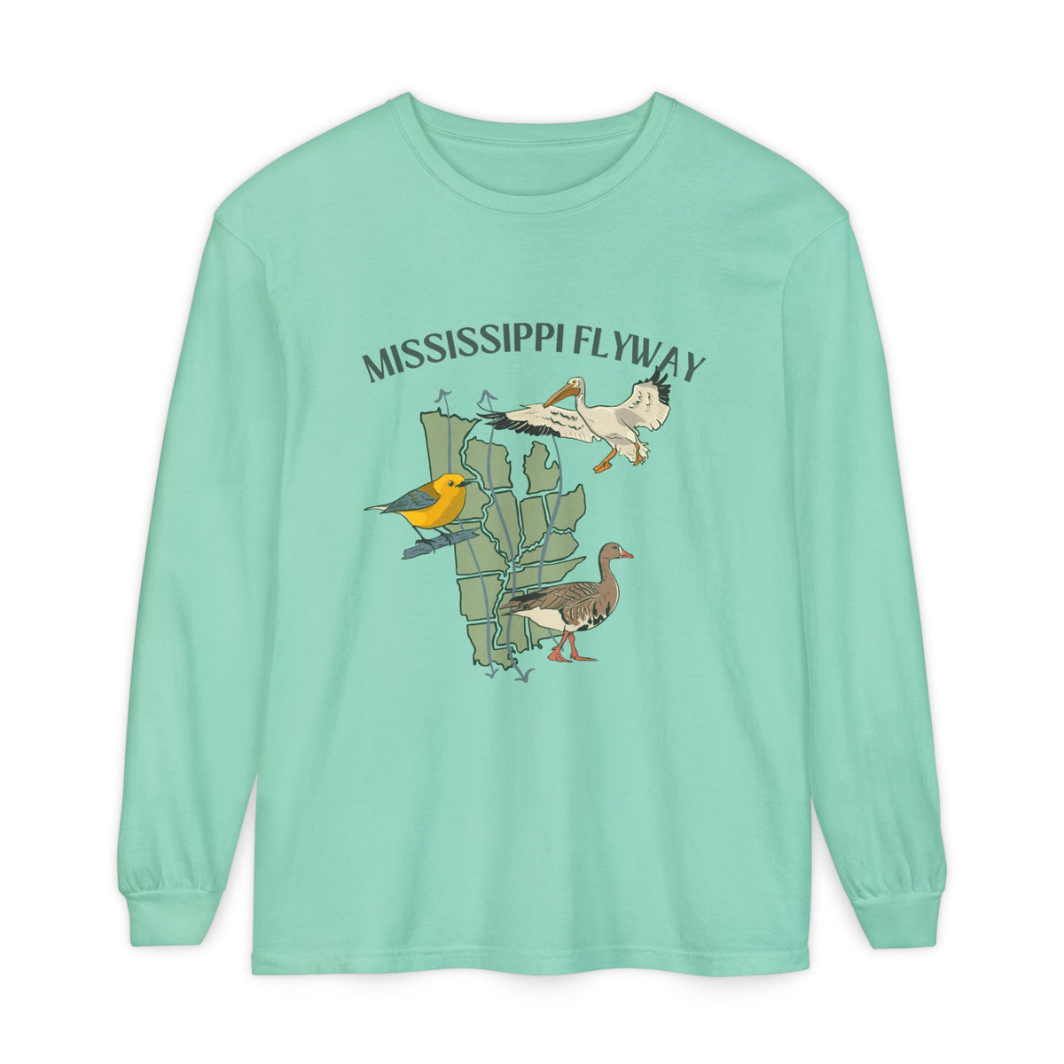 Mississippi Flyway Long Sleeve Tee