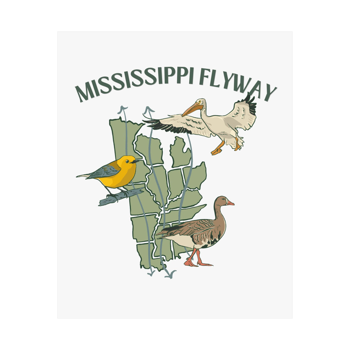 Mississippi Flyway Art Print