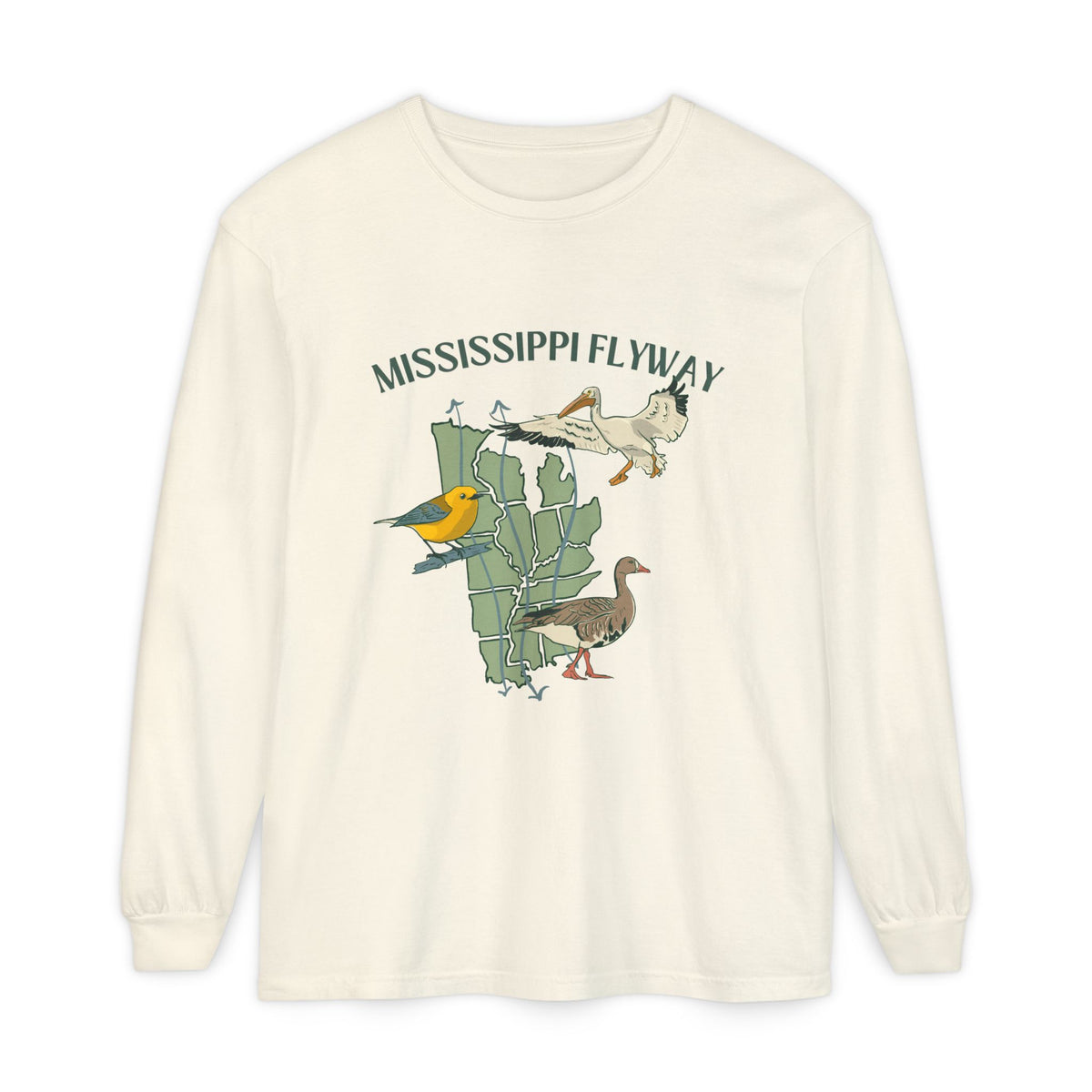 Mississippi Flyway Long Sleeve Tee