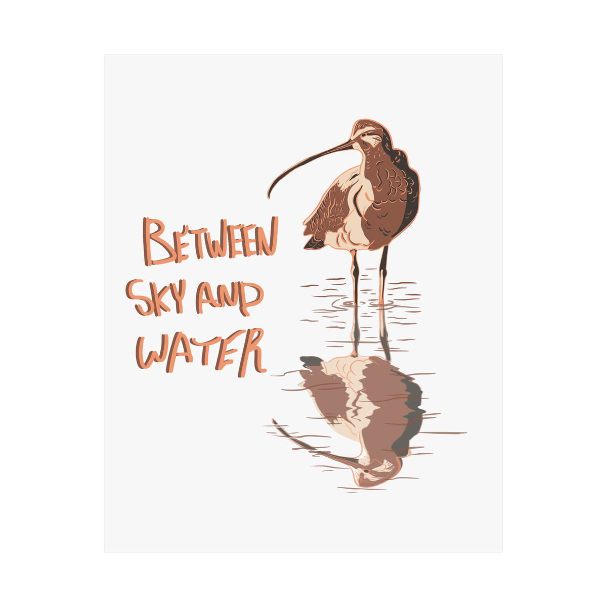 Long-billed Curlew Art Print