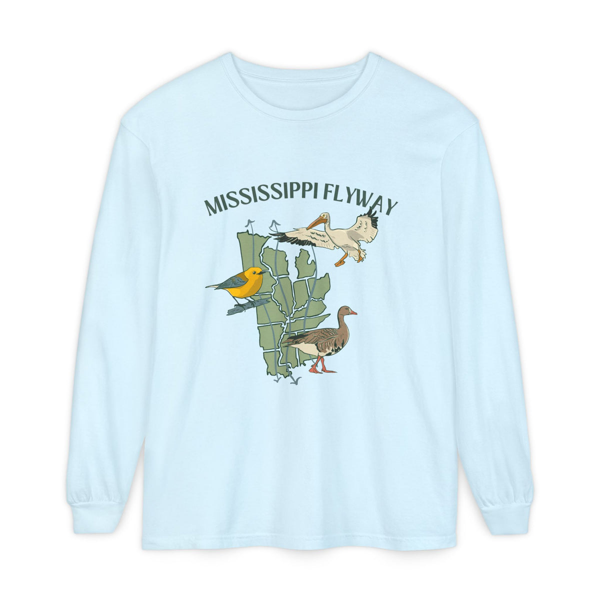 Mississippi Flyway Long Sleeve Tee