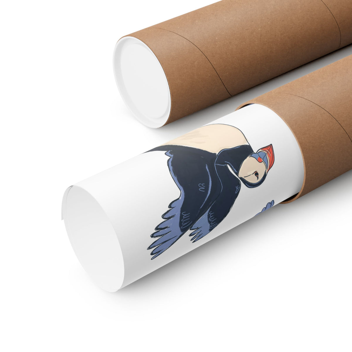 Puffin Trio Art Print