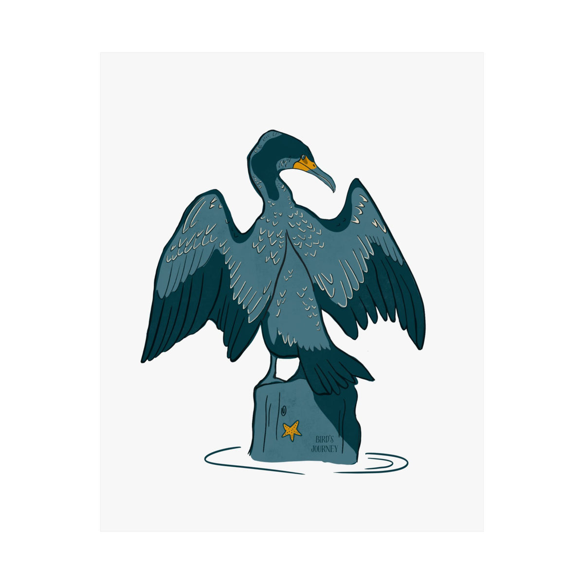 Double-crested Cormorant Art Print