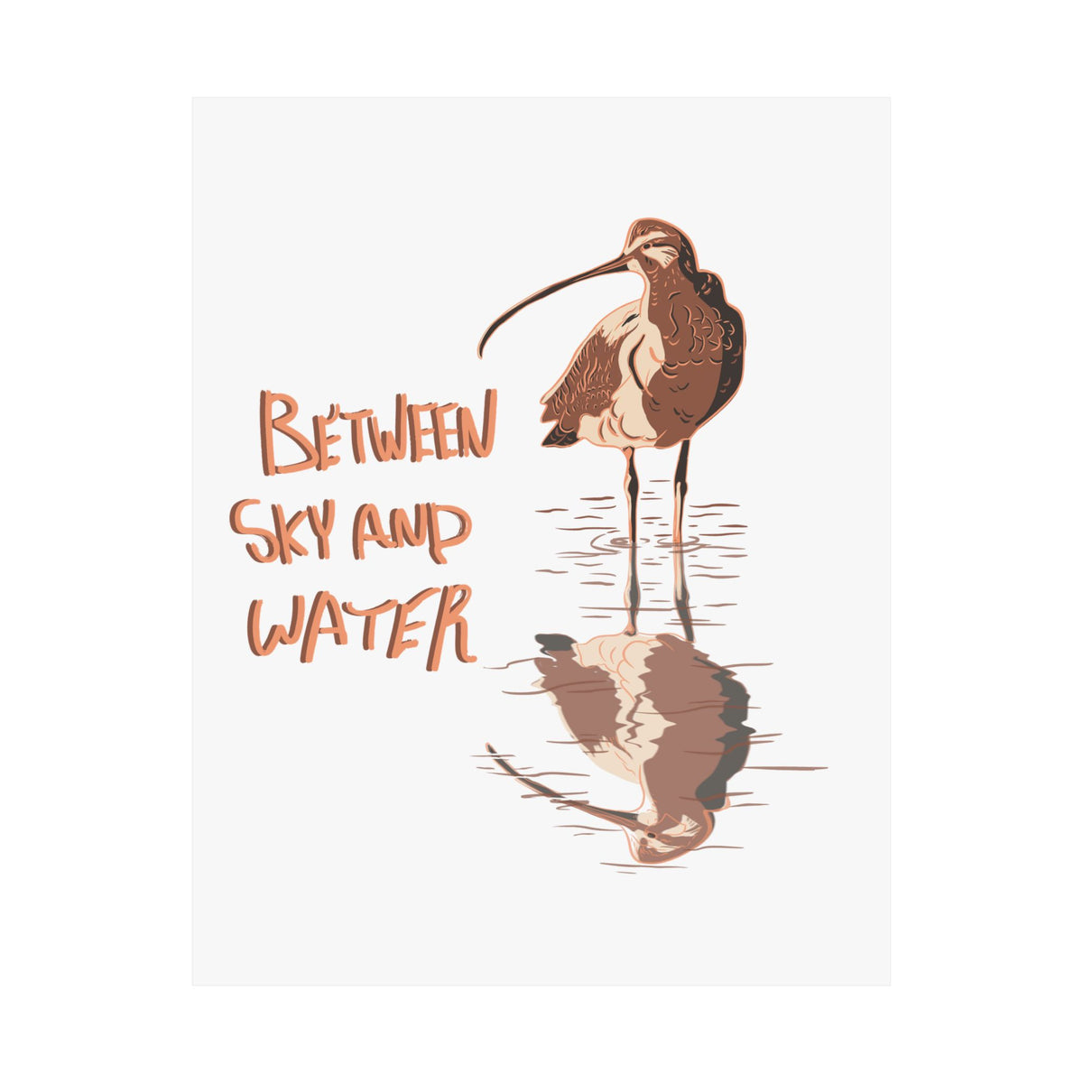 Long-billed Curlew Art Print