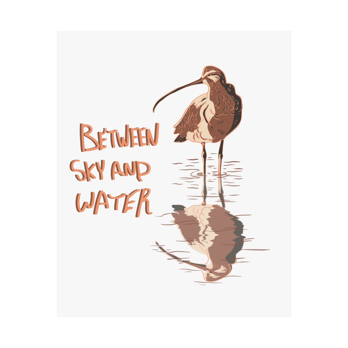 Long-billed Curlew Art Print