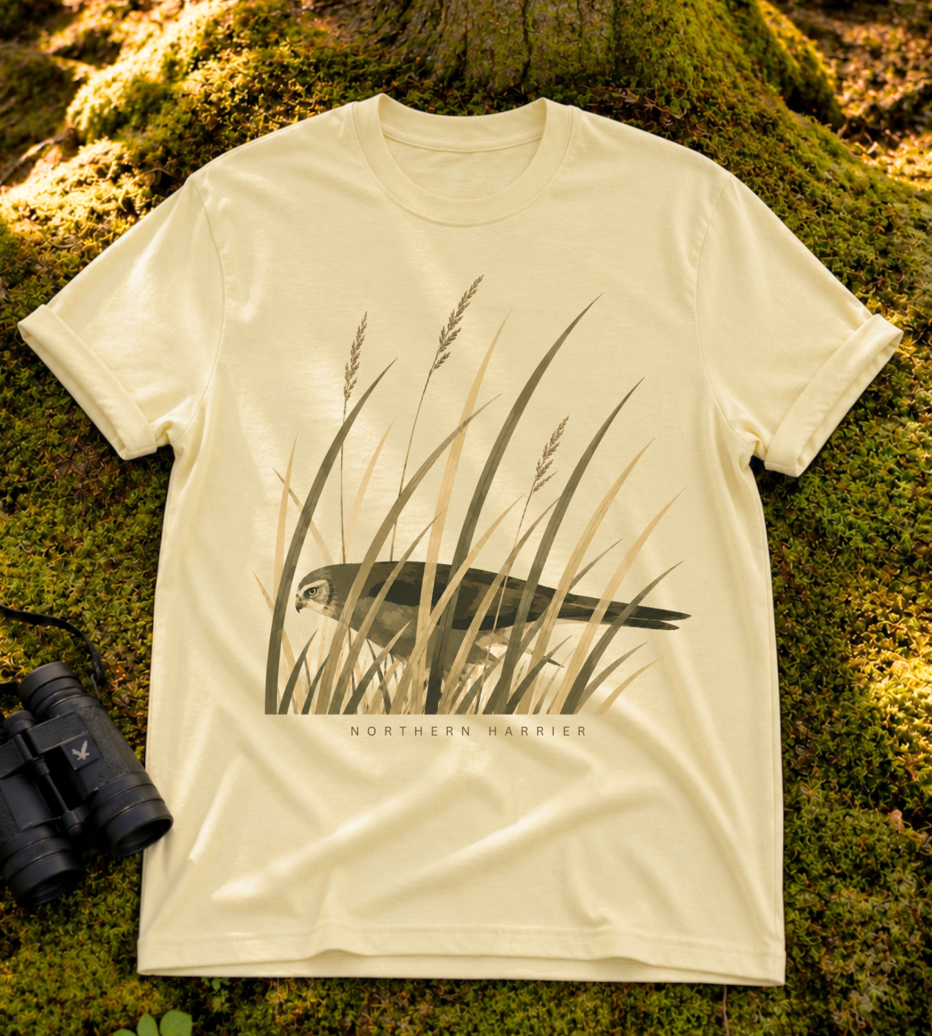 Camouflage Northern Harrier T Shirt