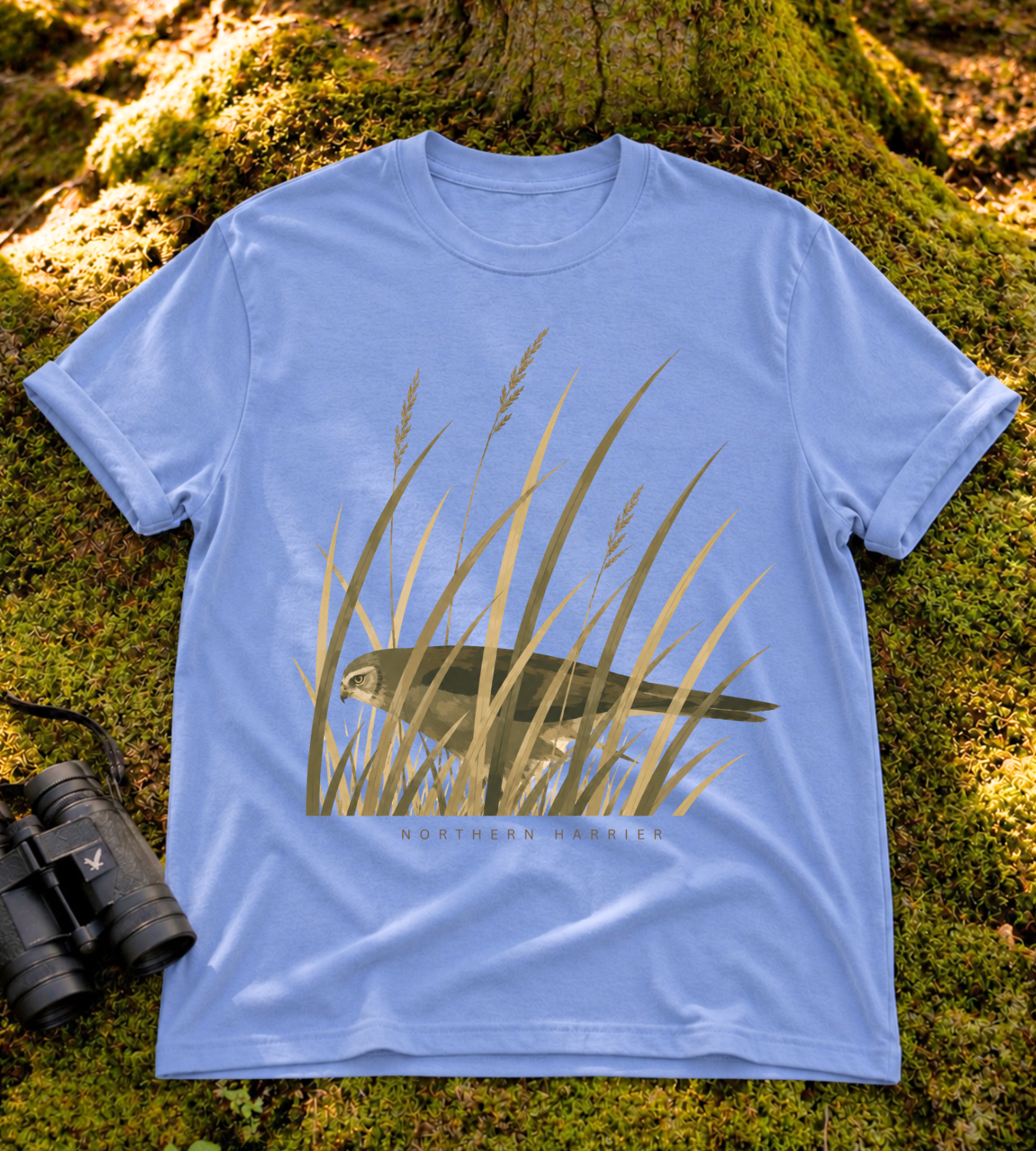 Camouflage Northern Harrier T Shirt