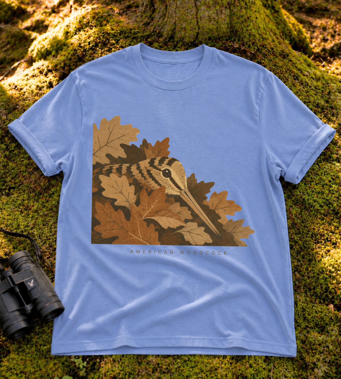 Camouflage Woodcock T Shirt