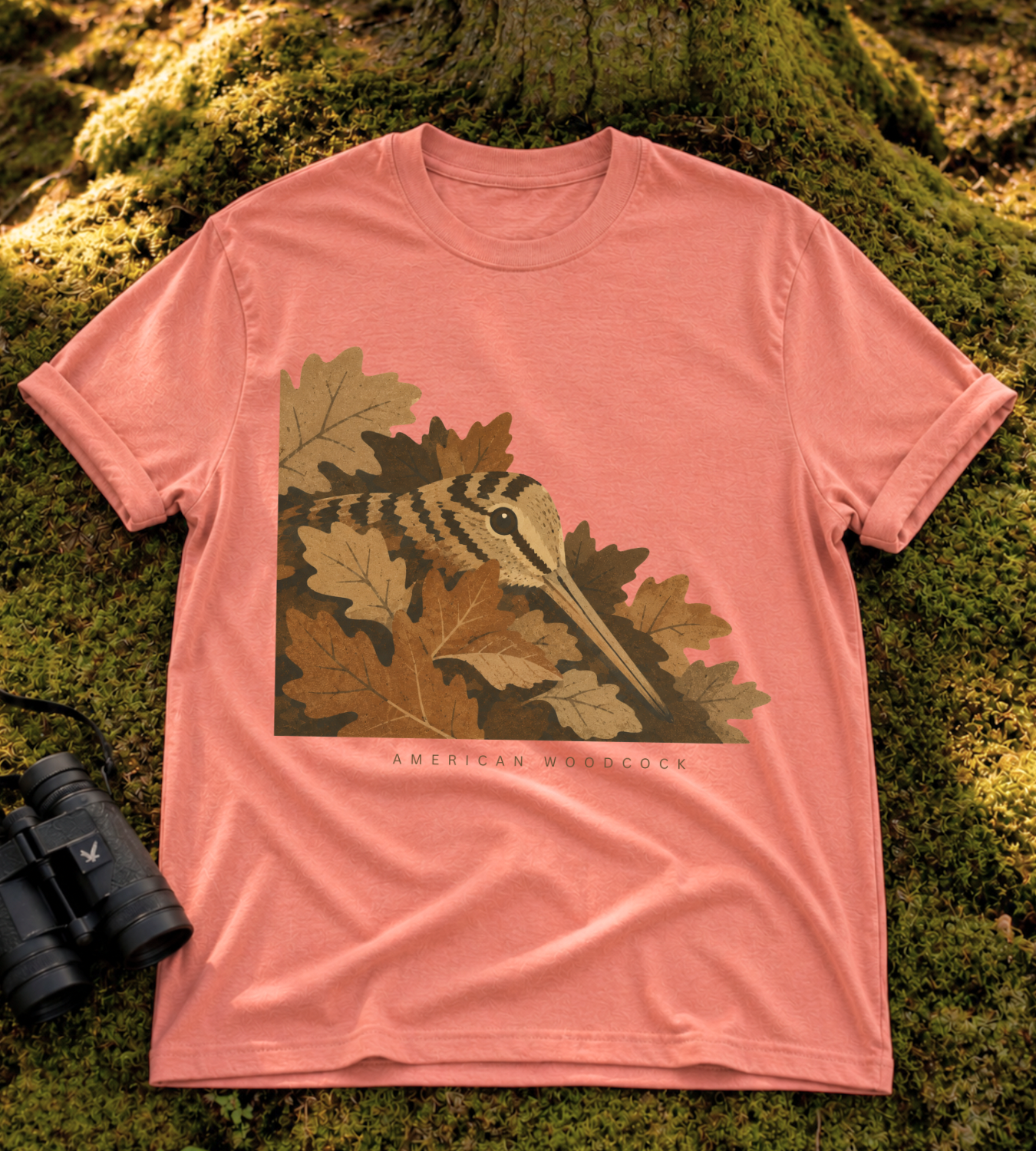 Camouflage Woodcock T Shirt