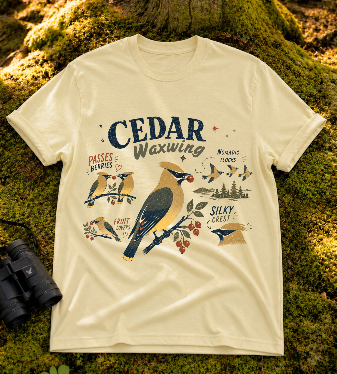 Cedar Waxwing T Shirt