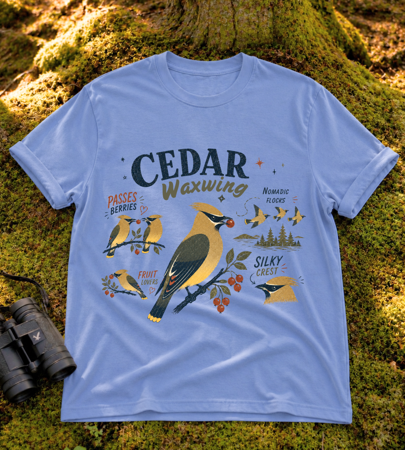 Cedar Waxwing T Shirt
