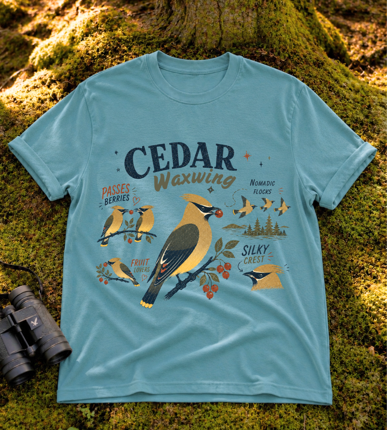 Cedar Waxwing T Shirt