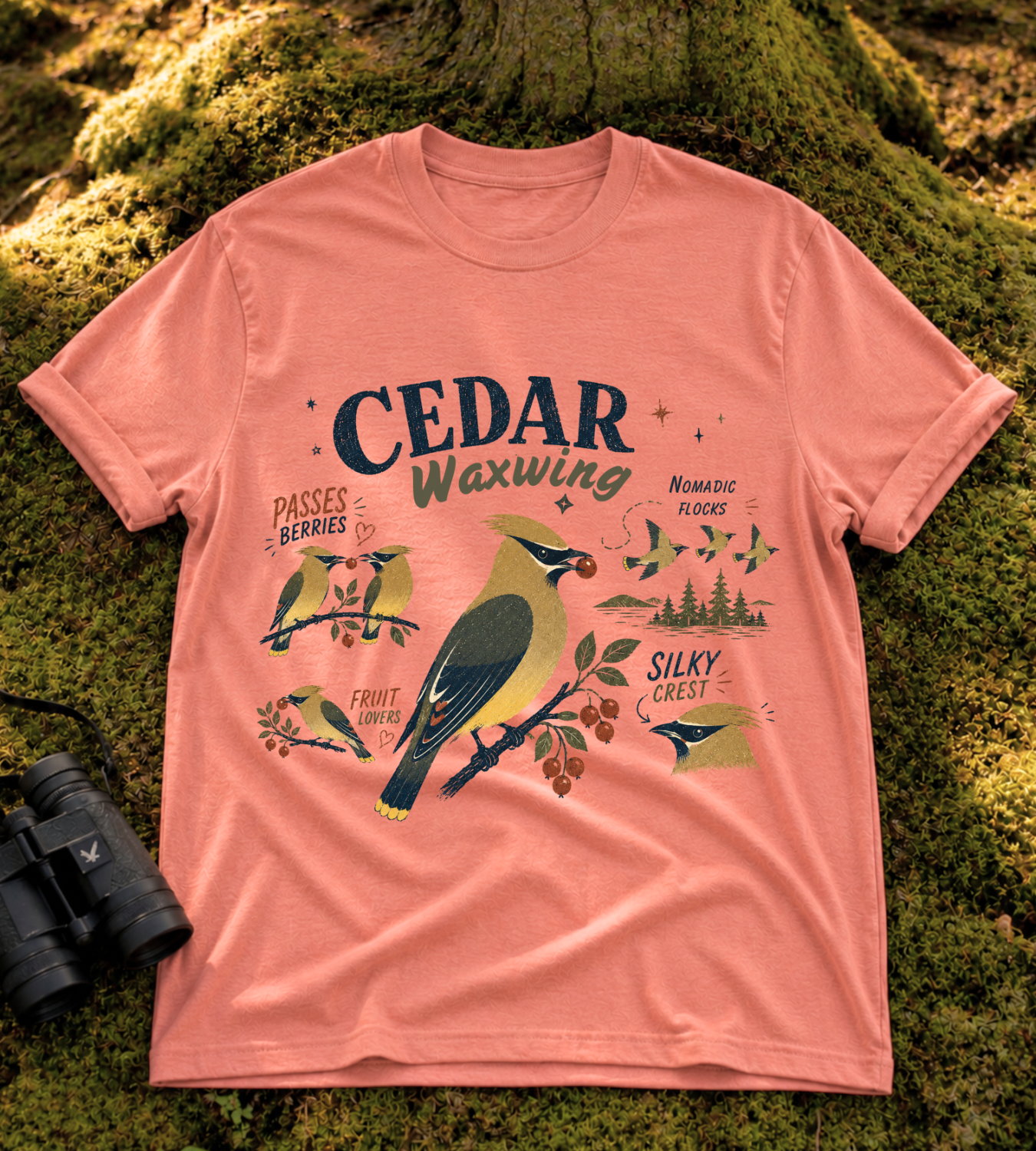 Cedar Waxwing T Shirt