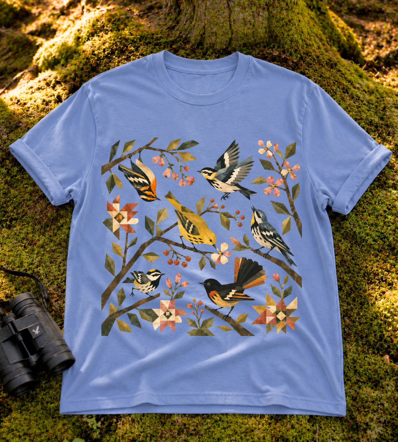 Folk Art Warblers T Shirt
