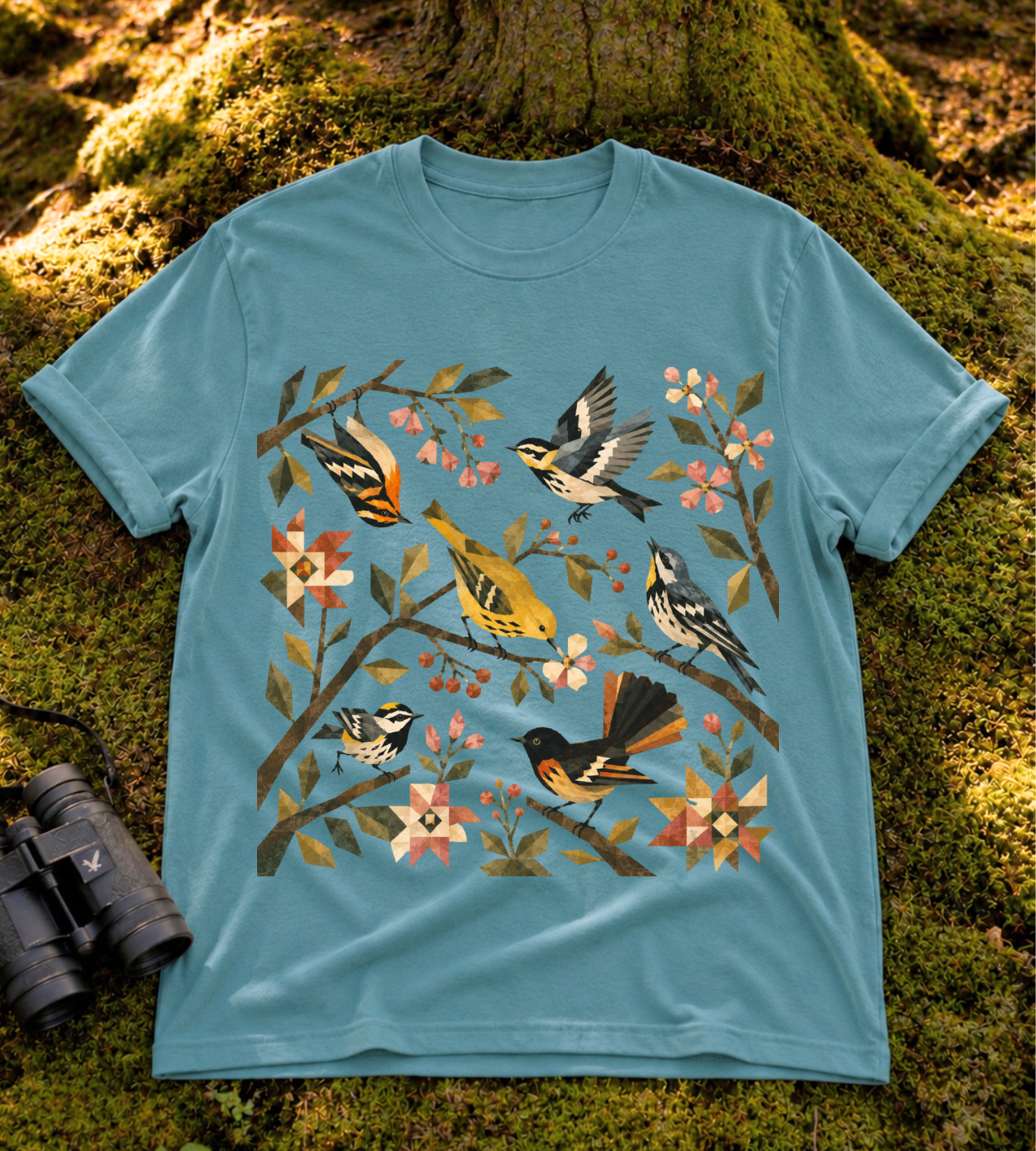 Folk Art Warblers T Shirt
