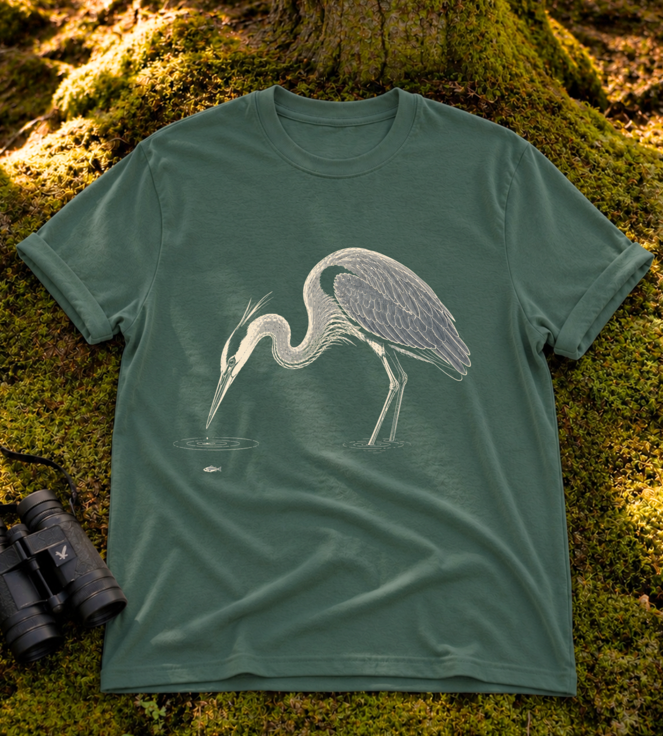 Great Blue Heron T Shirt