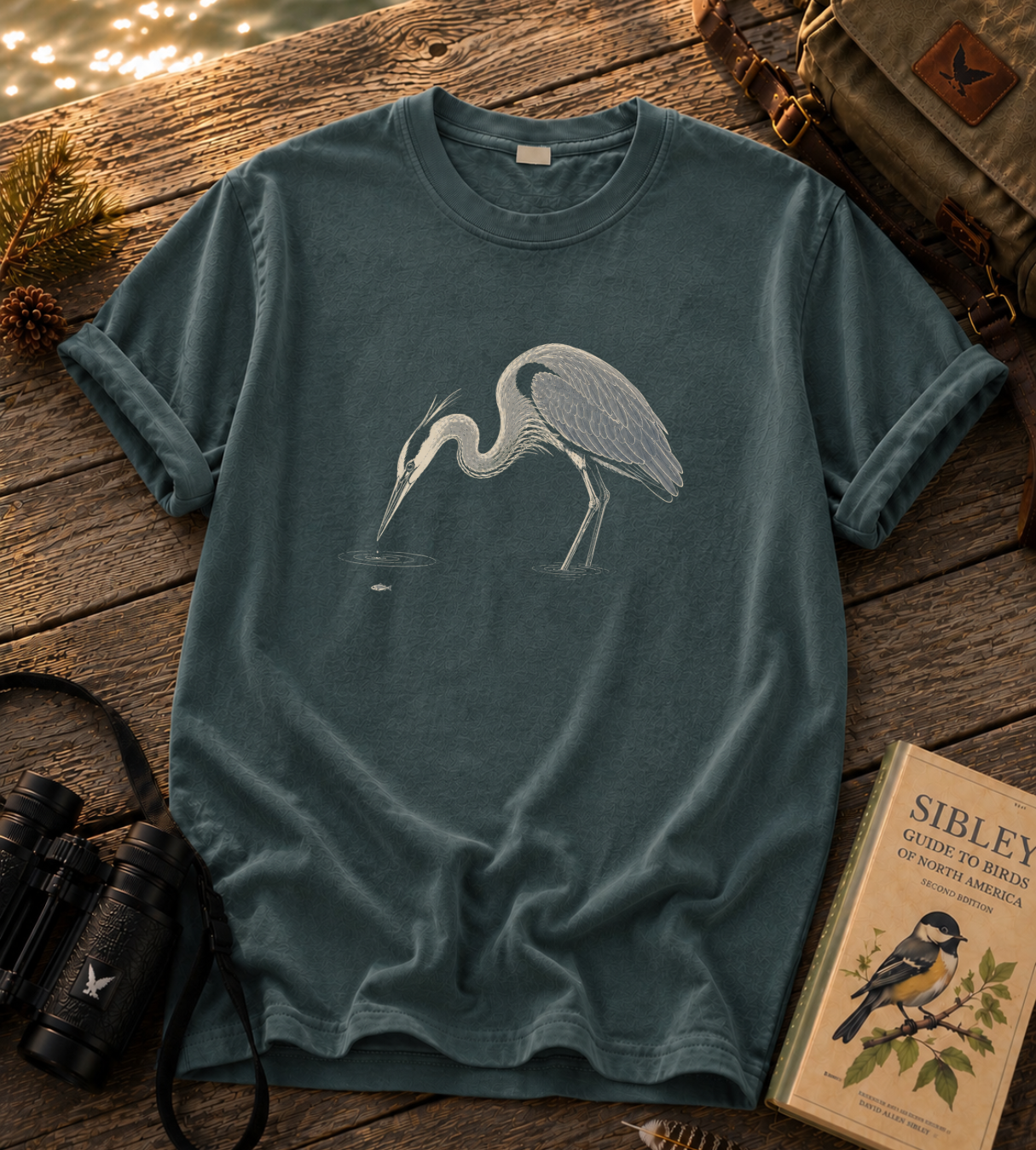 Great Blue Heron T Shirt