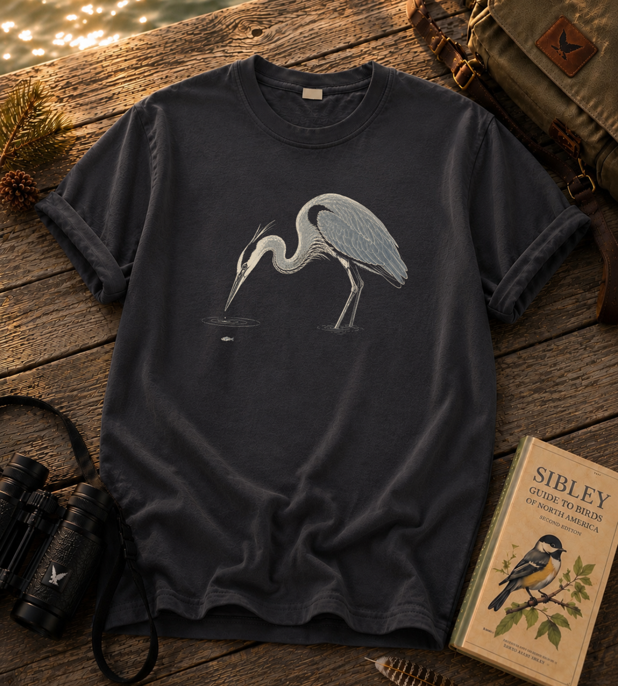 Great Blue Heron T Shirt