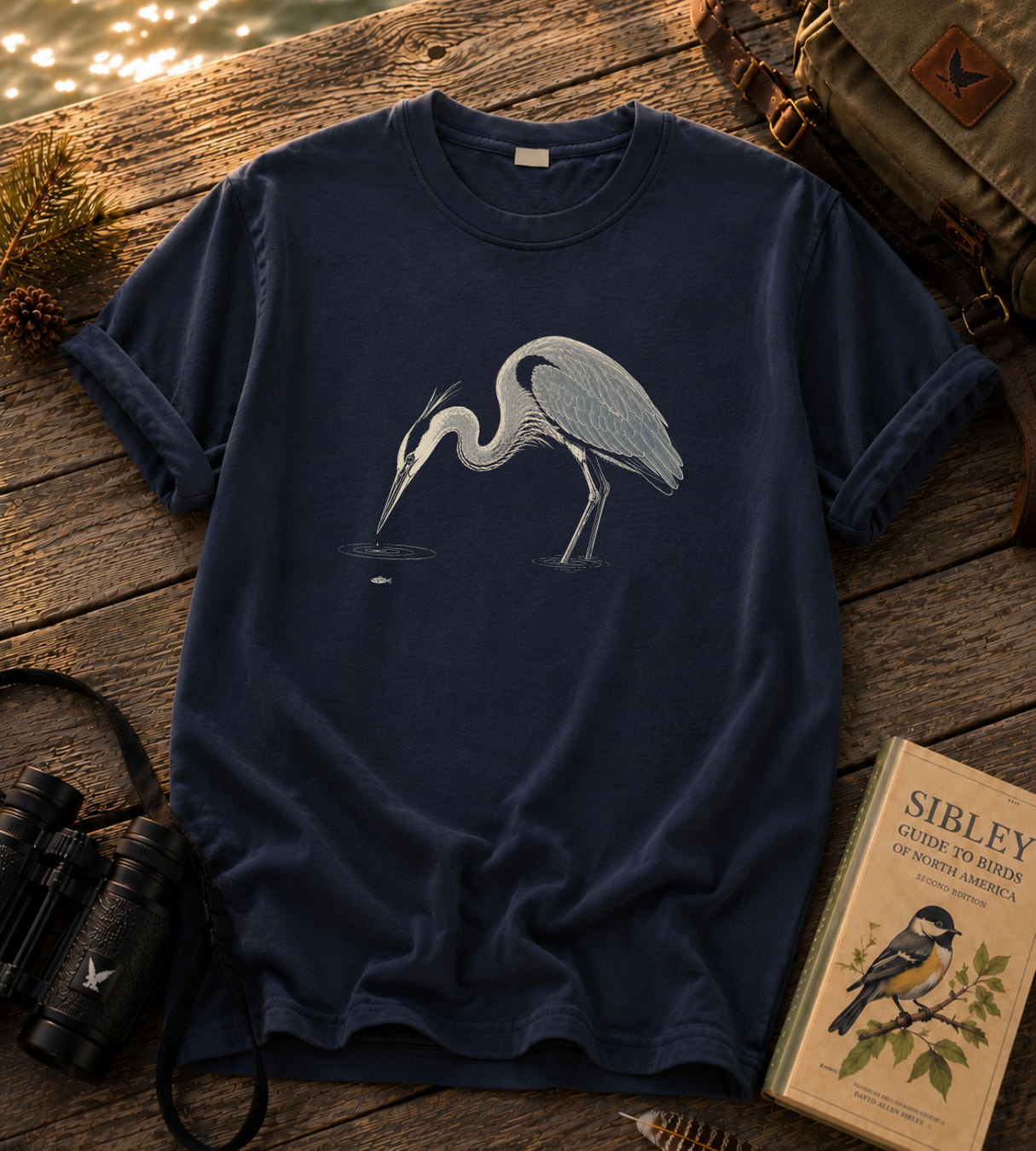 Great Blue Heron T Shirt