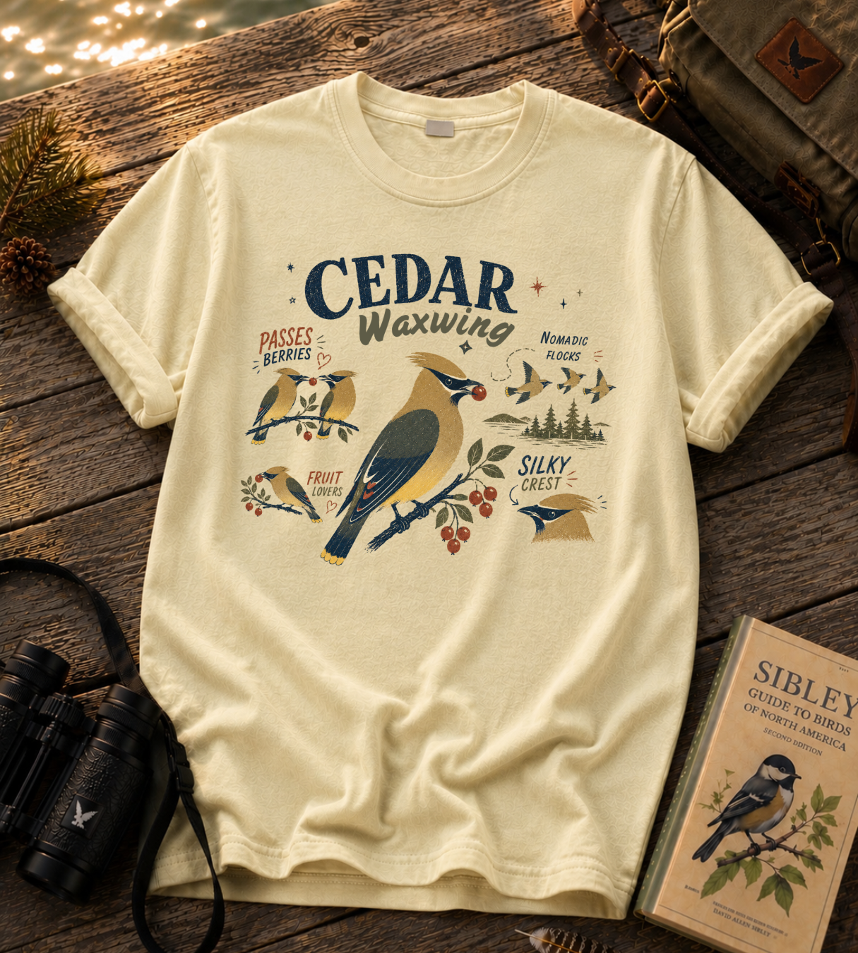Cedar Waxwing T Shirt