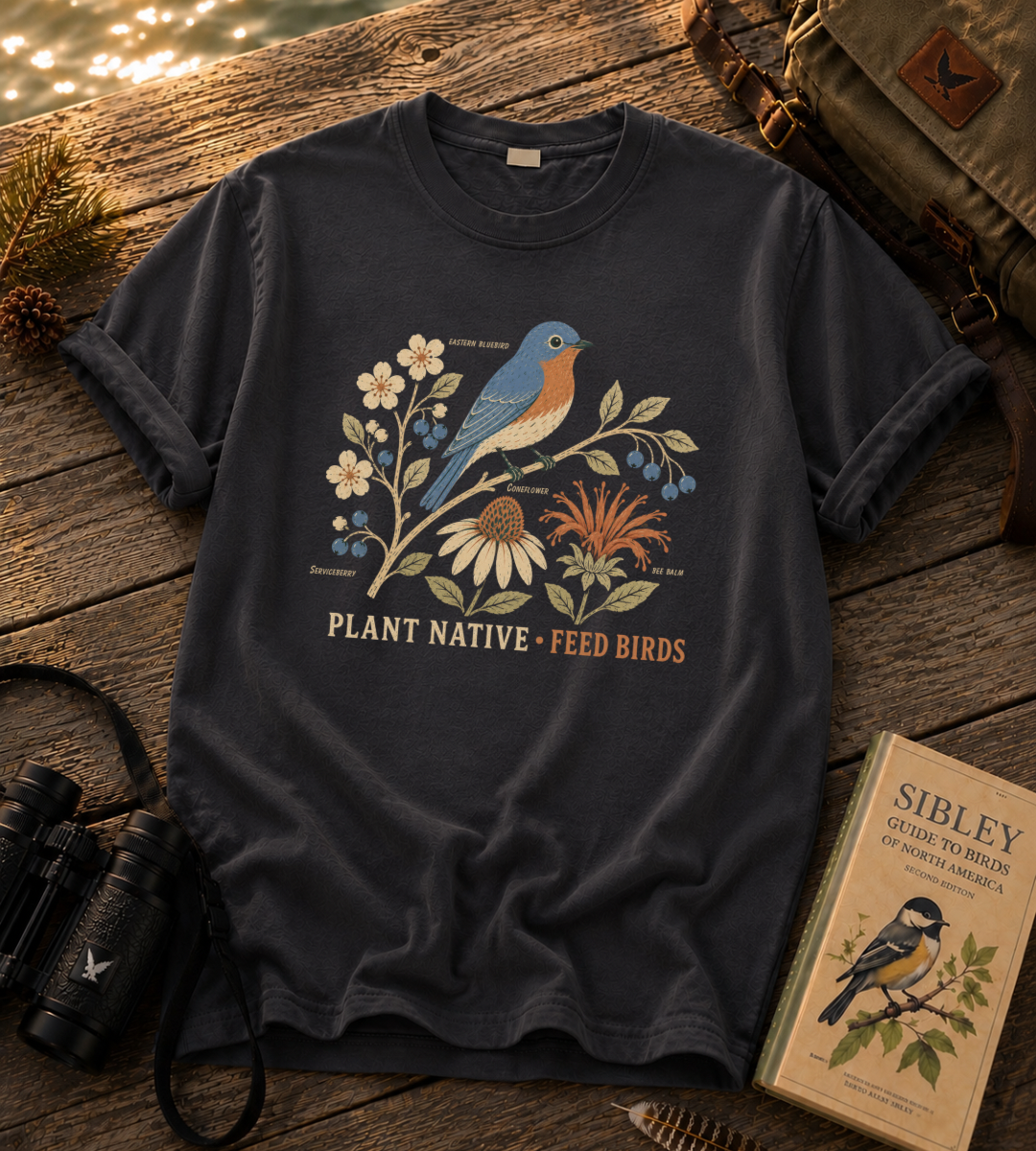 Plant Native Feed Birds T Shirt