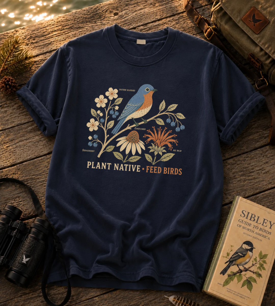 Plant Native Feed Birds T Shirt