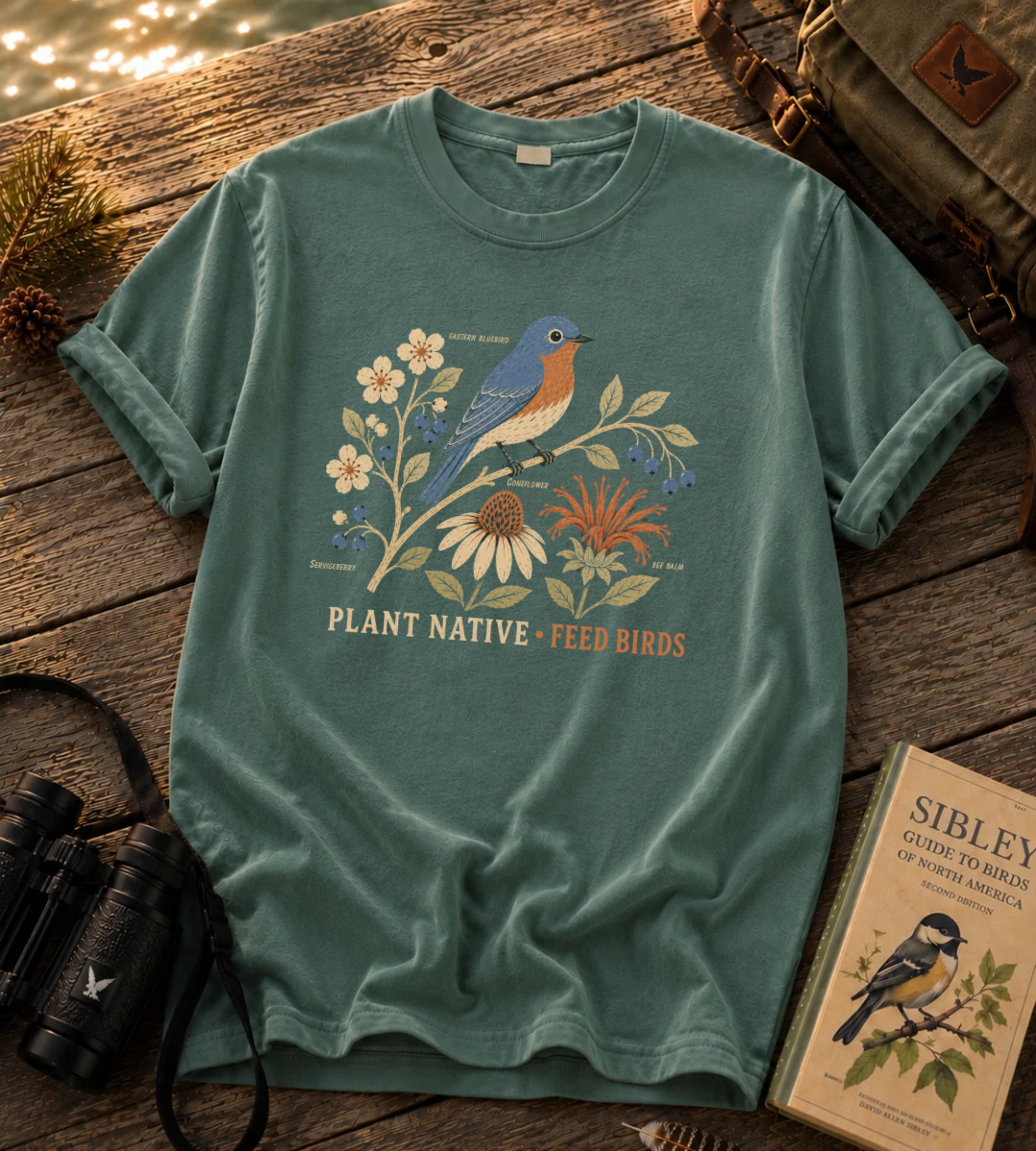 Plant Native Feed Birds T Shirt