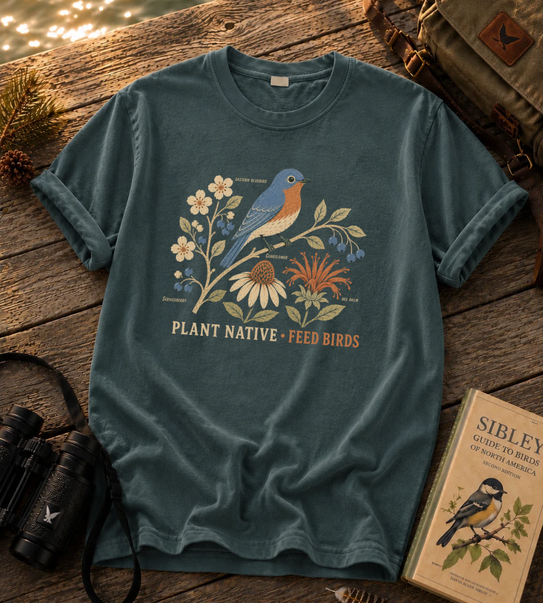 Plant Native Feed Birds T Shirt