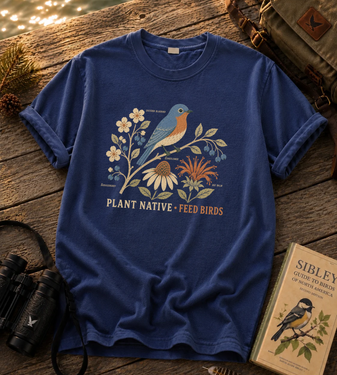 Plant Native Feed Birds T Shirt