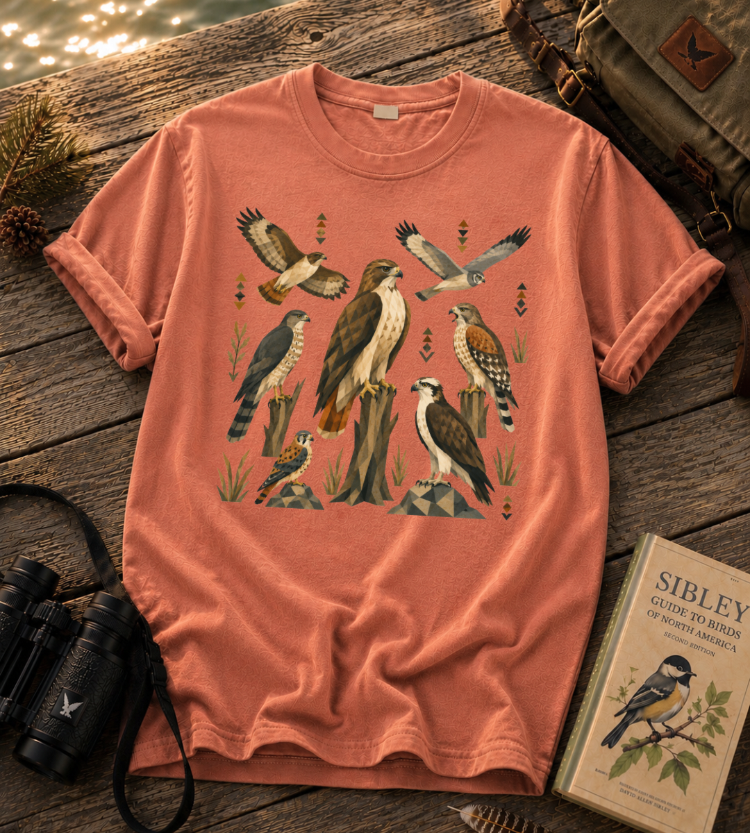 Folk Art Raptor T Shirt