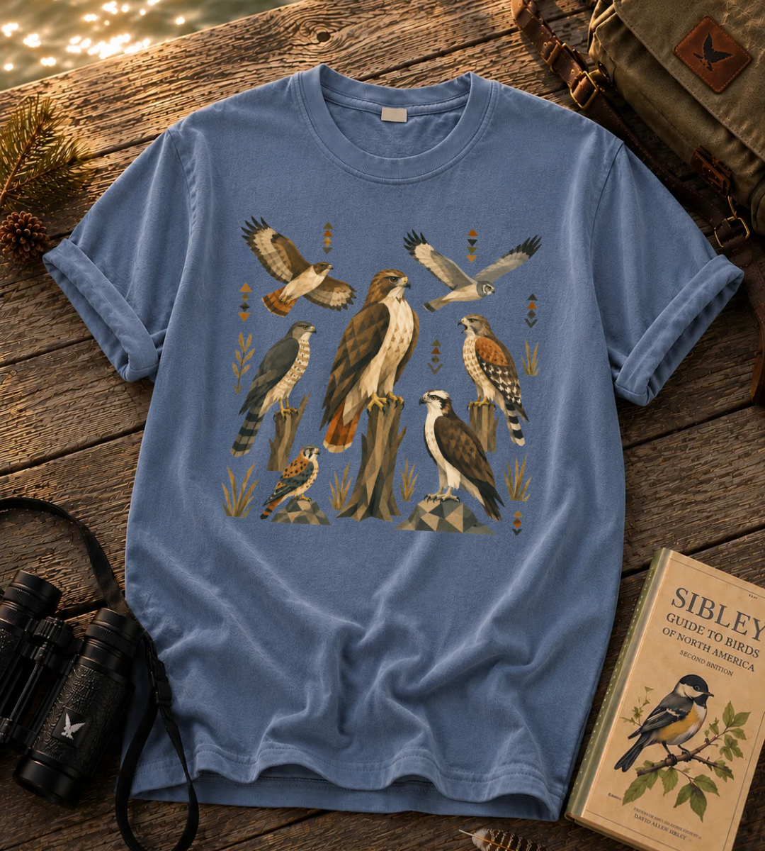 Folk Art Raptor T Shirt