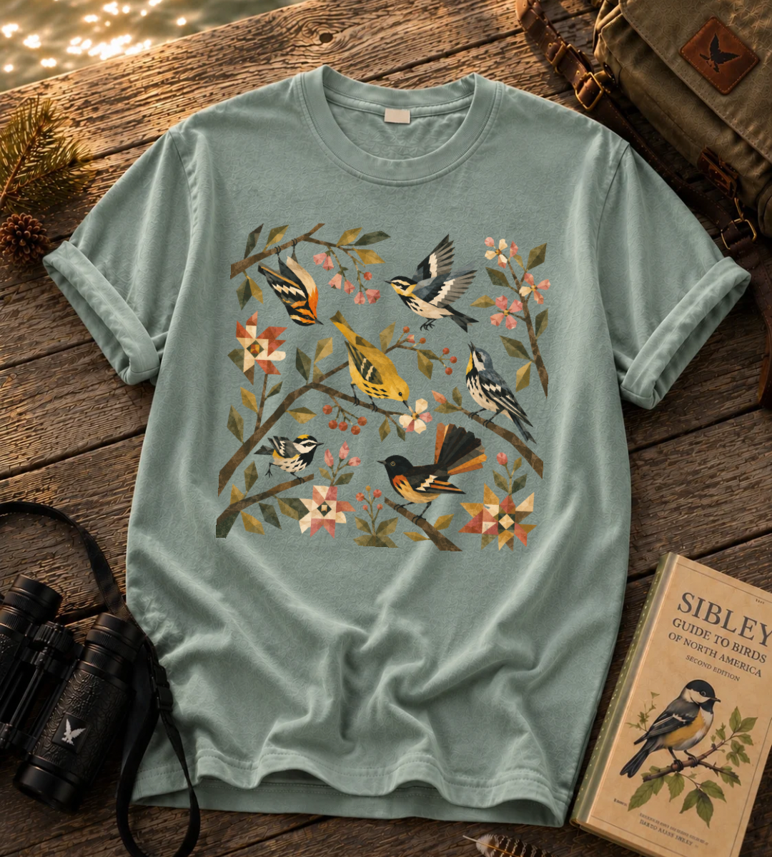 Folk Art Warblers T Shirt