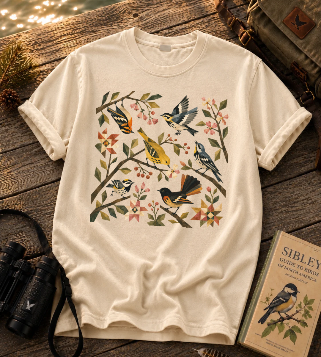 Folk Art Warblers T Shirt