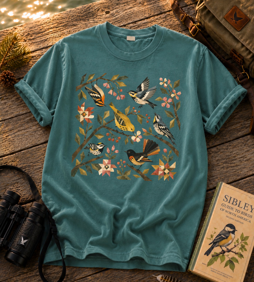 Folk Art Warblers T Shirt