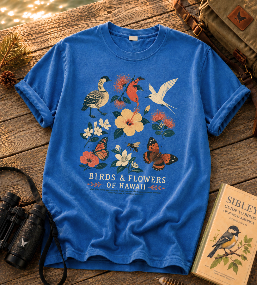 Birds & Flowers of Hawaii T Shirt