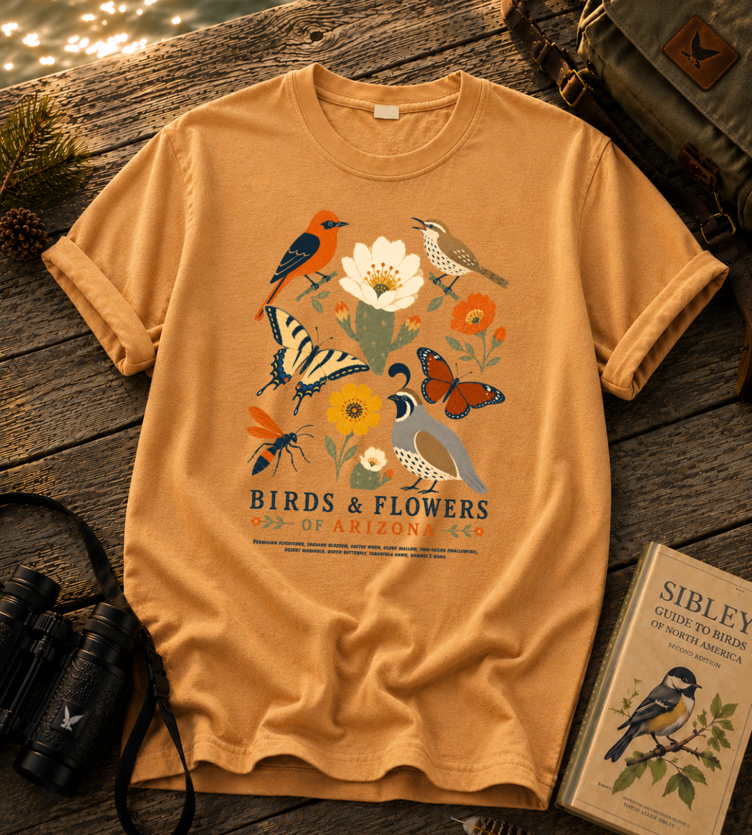 Birds & Flowers of Arizona T Shirt