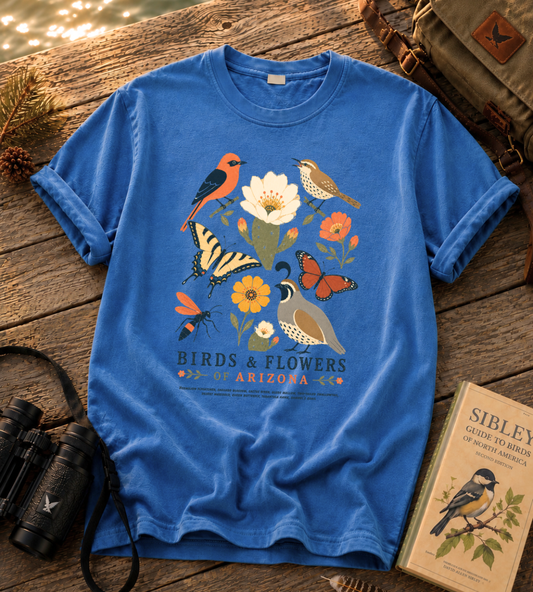 Birds & Flowers of Arizona T Shirt