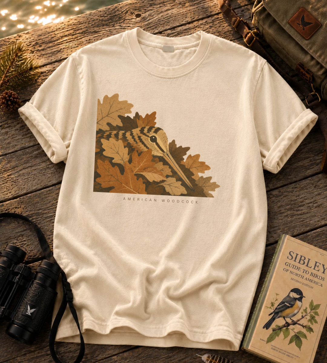 Camouflage Woodcock T Shirt