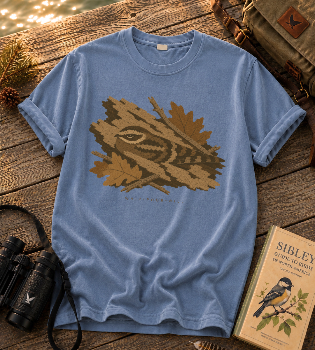 Camouflage Whip-poor-will T Shirt