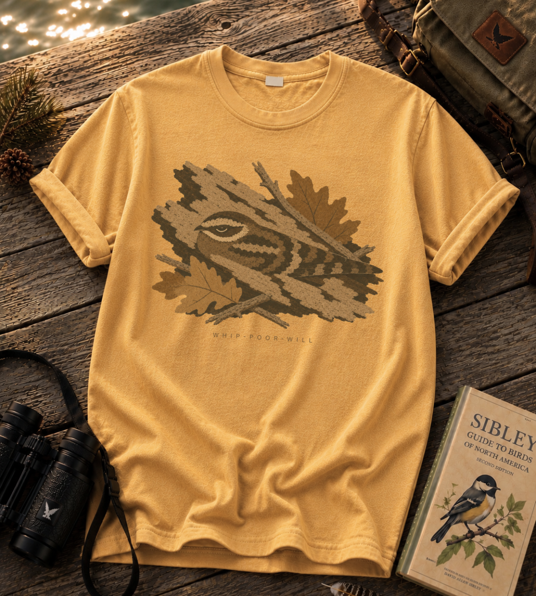 Camouflage Whip-poor-will T Shirt