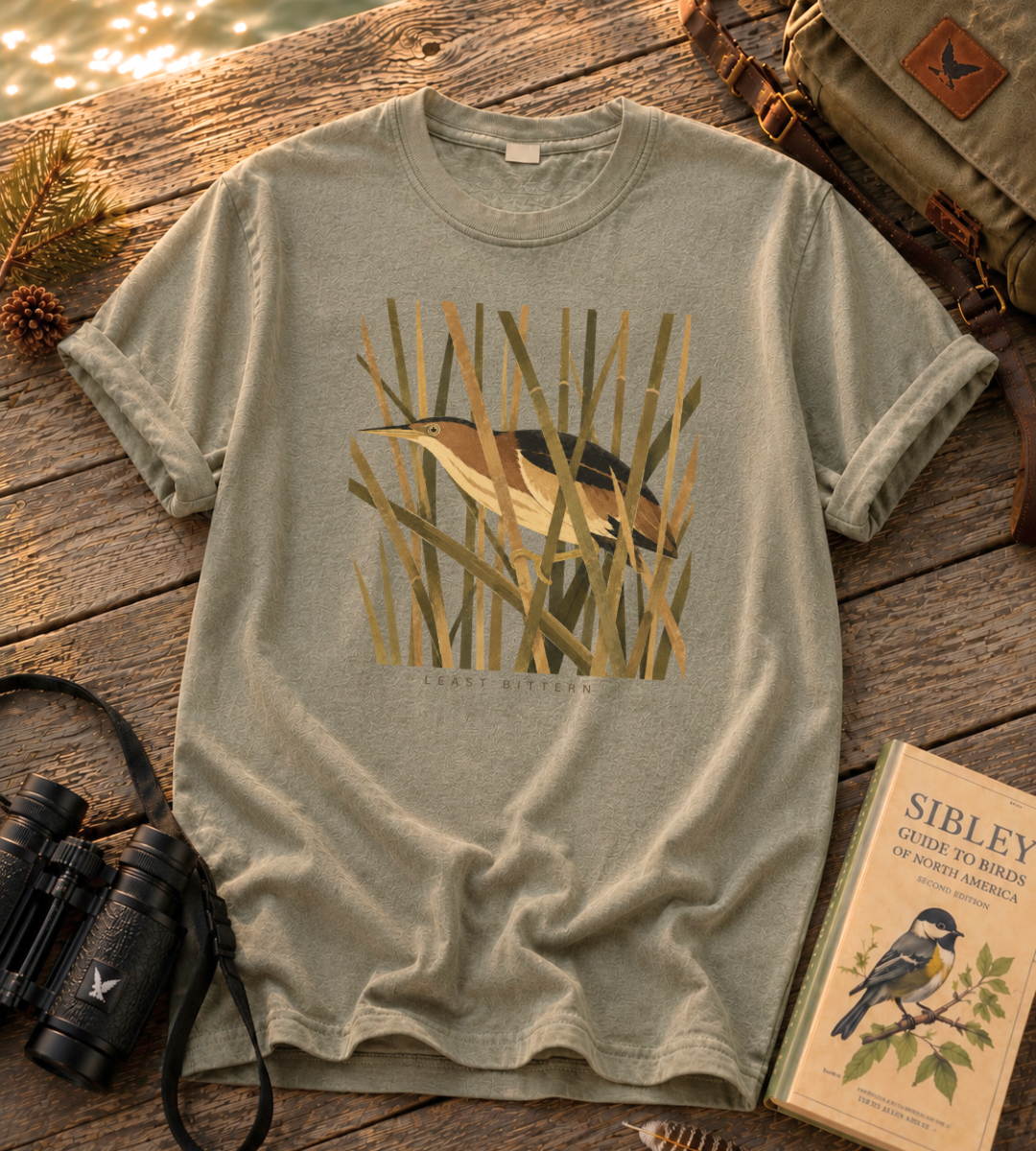 Camouflage Least Bittern T Shirt