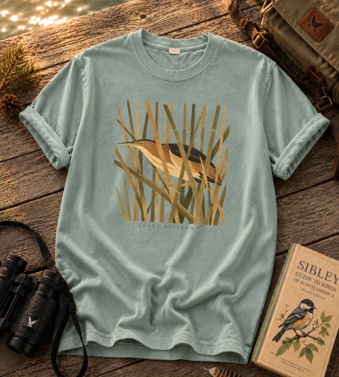 Camouflage Least Bittern T Shirt