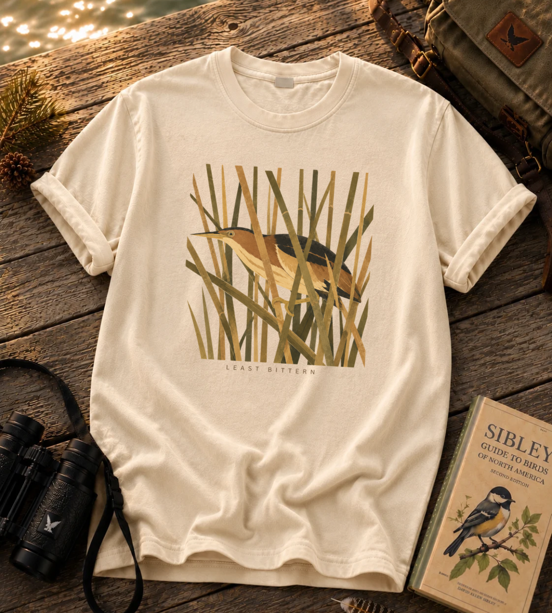 Camouflage Least Bittern T Shirt