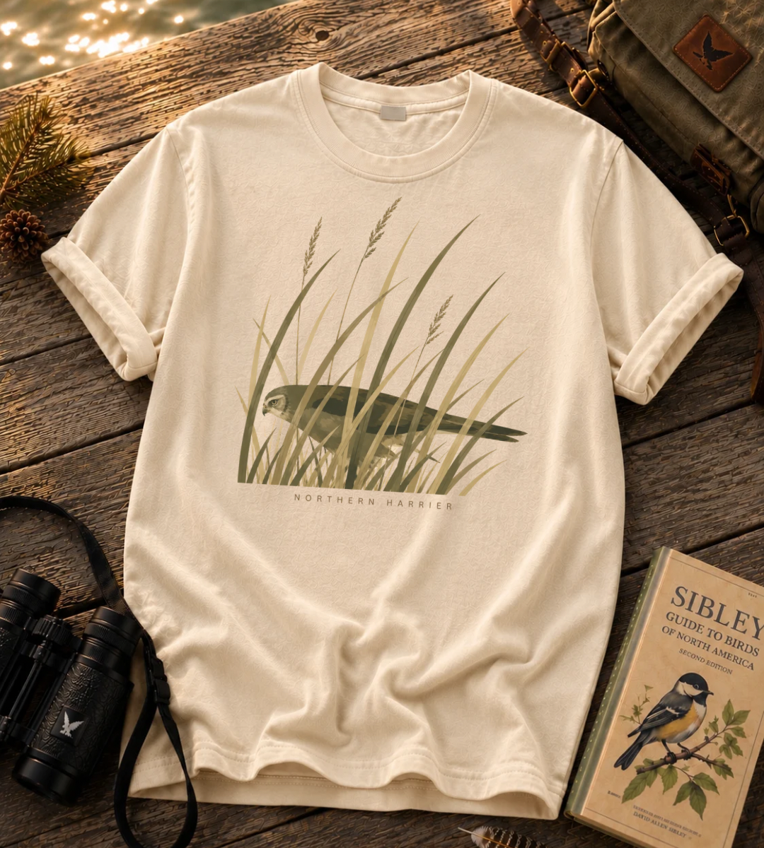 Camouflage Northern Harrier T Shirt