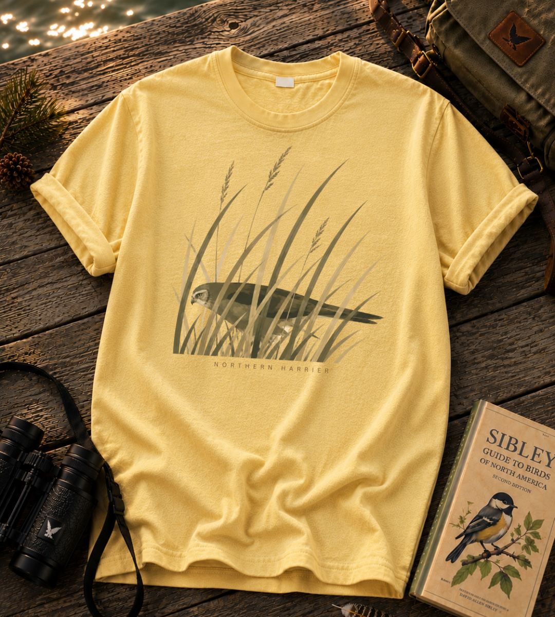Camouflage Northern Harrier T Shirt