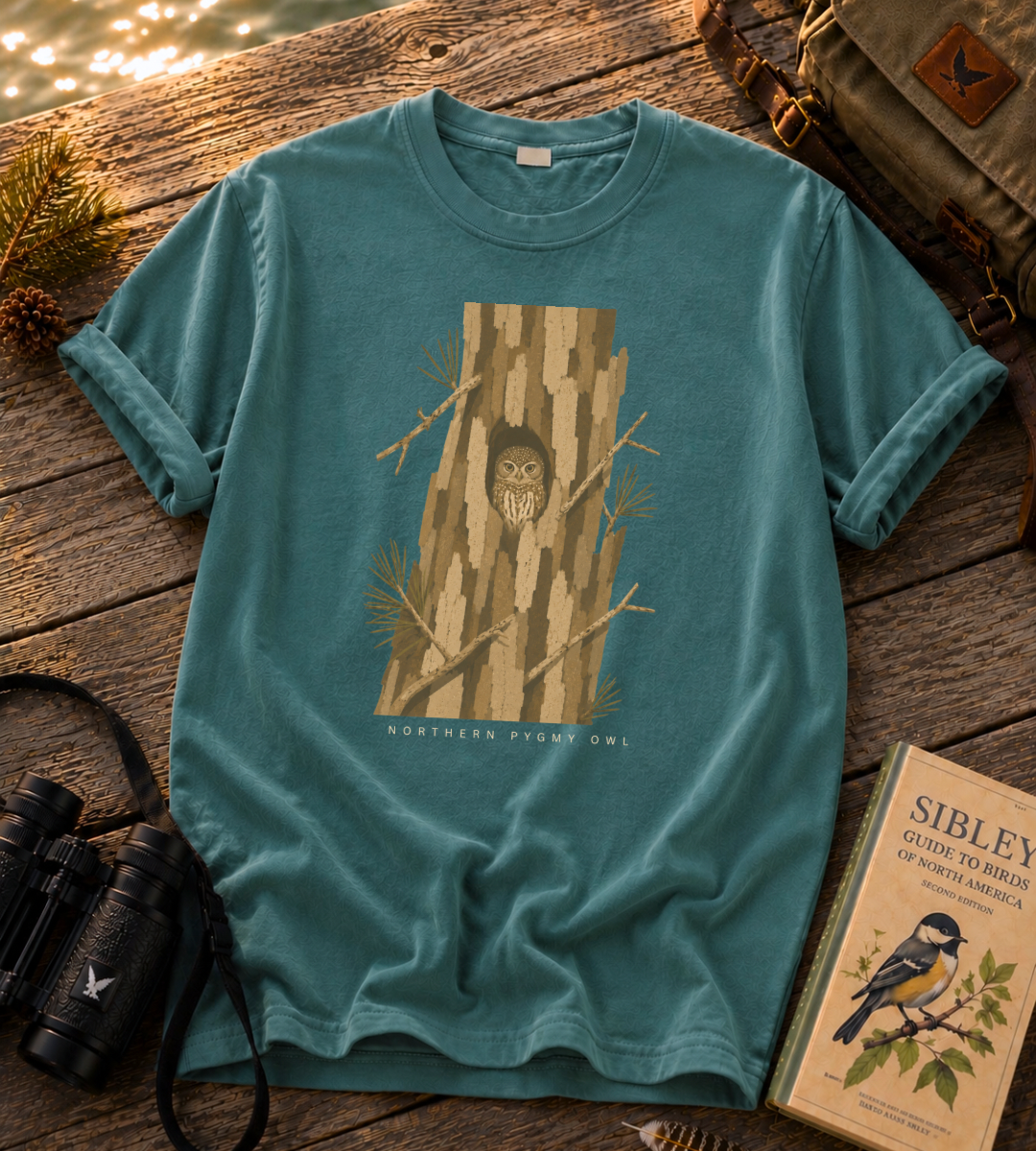 Camouflage Northern Pygmy Owl T Shirt