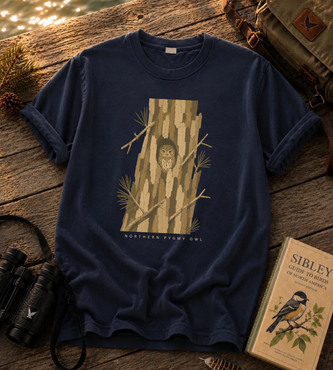 Camouflage Northern Pygmy Owl T Shirt