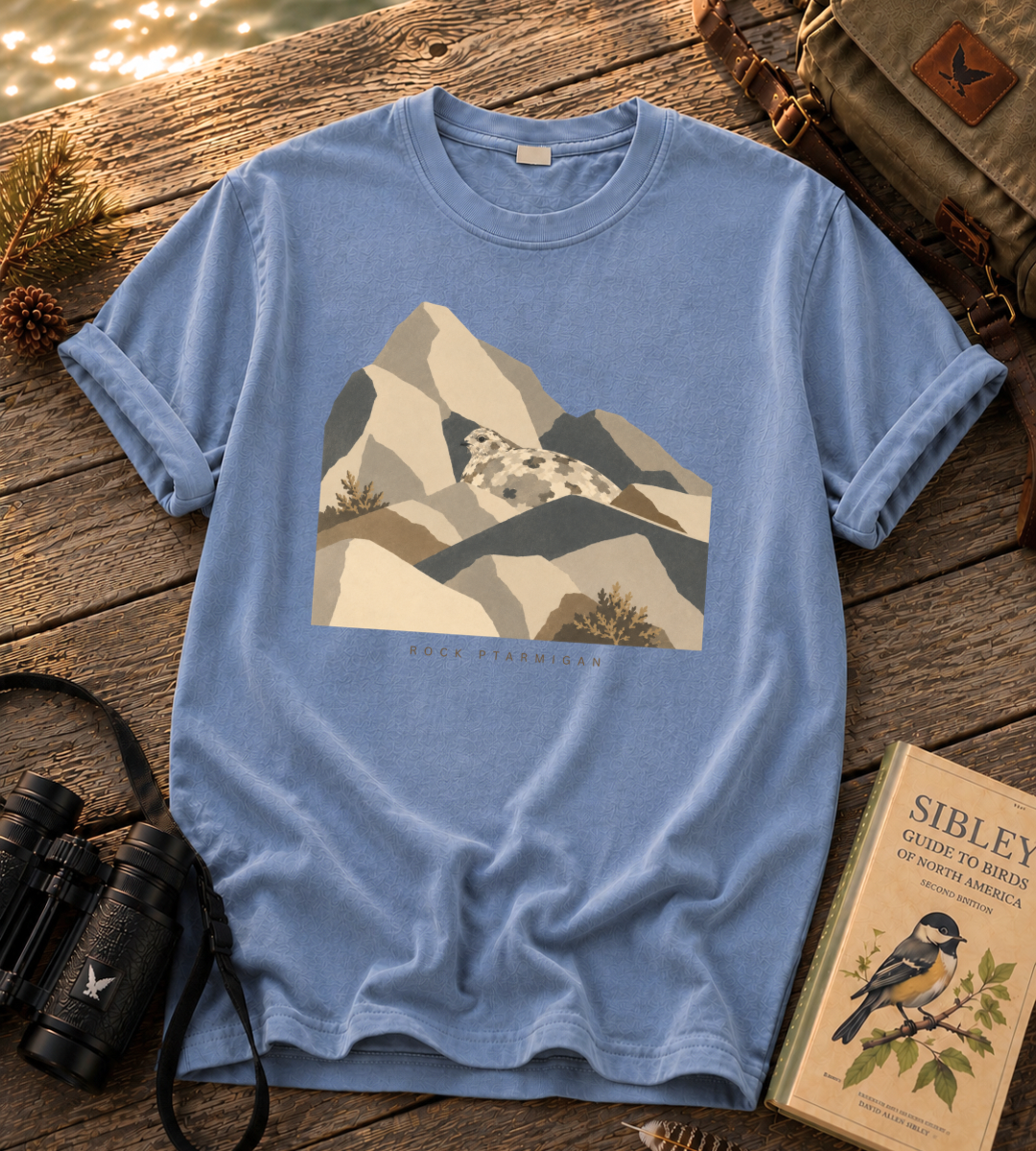 Camouflage Rock Ptarmigan T Shirt