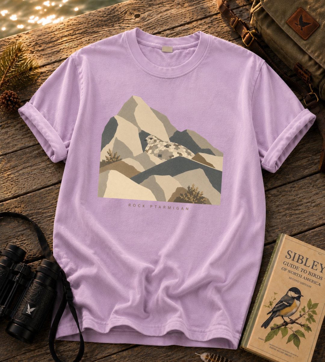 Camouflage Rock Ptarmigan T Shirt